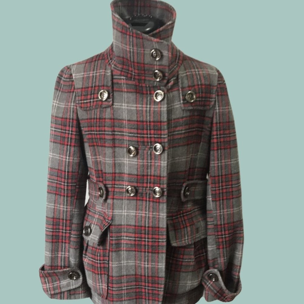 Plaid coat